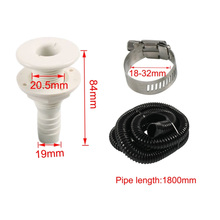 3/4 inch Bilge Pump Mounting Kit(Black) - Marine Accessories & Parts by PMC Jewellery | Online Shopping South Africa | PMC Jewellery | Buy Now Pay Later Mobicred