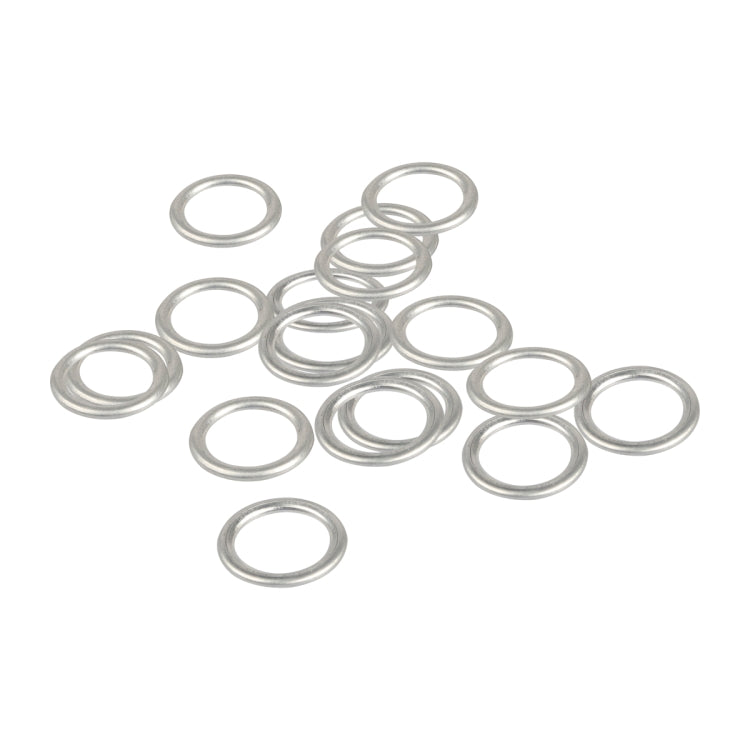 25pcs / Pack For Volkswagen Magotan / Sagitar / CC Car Oil Drain Screw Washer N0138157(Silver) - Nuts & Bolts by PMC Jewellery | Online Shopping South Africa | PMC Jewellery