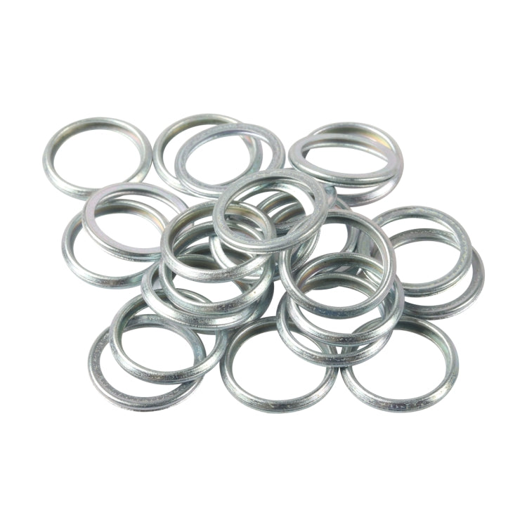 25pcs / Pack For Subaru Car Oil Drain Screw Washer 803916010(Silver) - Nuts & Bolts by PMC Jewellery | Online Shopping South Africa | PMC Jewellery