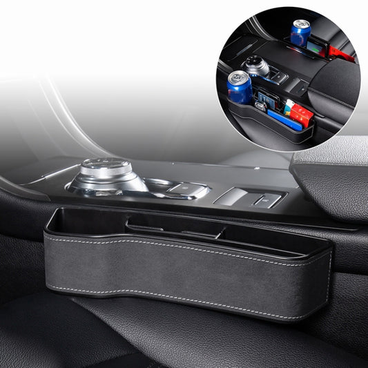 Car Multi-functional Console Box Cup Holder Seat Gap Side Storage Box, Frizzled Feather Style, Color:Grey(Main Driver Seat) - Stowing Tidying by PMC Jewellery | Online Shopping South Africa | PMC Jewellery | Buy Now Pay Later Mobicred