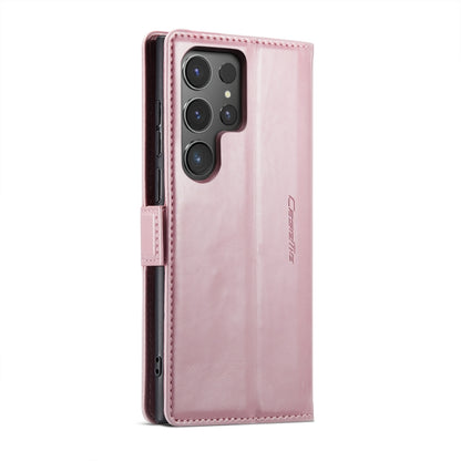 For Samsung Galaxy S24 Ultra 5G CaseMe 003 Crazy Horse Texture Flip Leather Phone Case(Pink) - Galaxy S24 Ultra 5G Cases by CaseMe | Online Shopping South Africa | PMC Jewellery | Buy Now Pay Later Mobicred