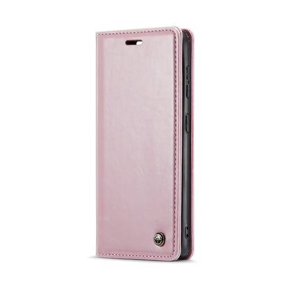 For Samsung Galaxy S24+ 5G CaseMe 003 Crazy Horse Texture Flip Leather Phone Case(Pink) - Galaxy S24+ 5G Cases by CaseMe | Online Shopping South Africa | PMC Jewellery | Buy Now Pay Later Mobicred