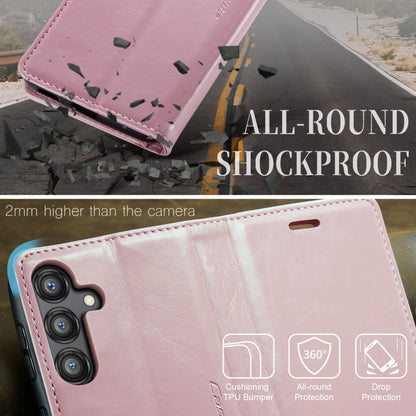 For Samsung Galaxy A55 5G CaseMe 003 Crazy Horse Texture Flip Leather Phone Case(Pink) - Galaxy Phone Cases by CaseMe | Online Shopping South Africa | PMC Jewellery | Buy Now Pay Later Mobicred