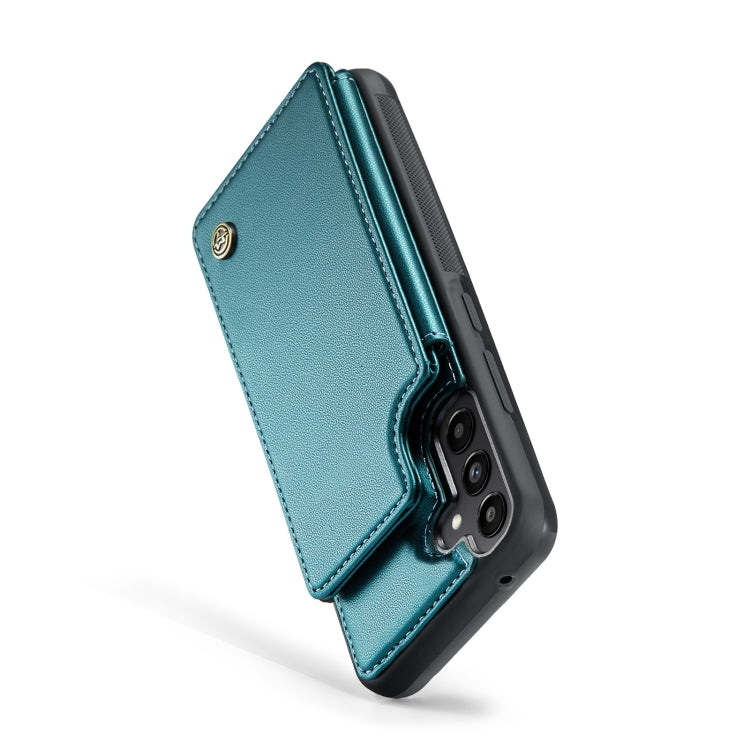 For Samsung Galaxy A35 5G CaseMe C22 PC+TPU Business Style RFID Anti-theft Leather Phone Case(Blue Green) - Galaxy Phone Cases by CaseMe | Online Shopping South Africa | PMC Jewellery | Buy Now Pay Later Mobicred