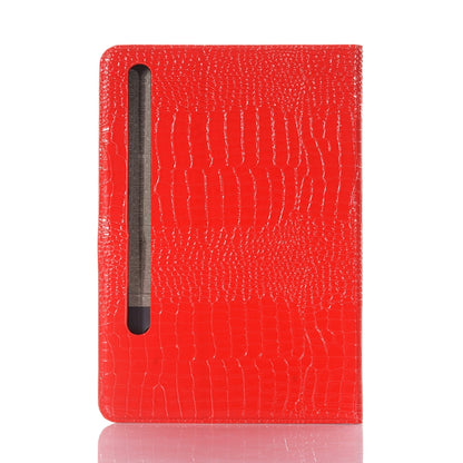 For Samsung Galaxy Tab S9 FE Crocodile Texture Leather Tablet Case(Red) - Galaxy Tab S9 FE by PMC Jewellery | Online Shopping South Africa | PMC Jewellery | Buy Now Pay Later Mobicred