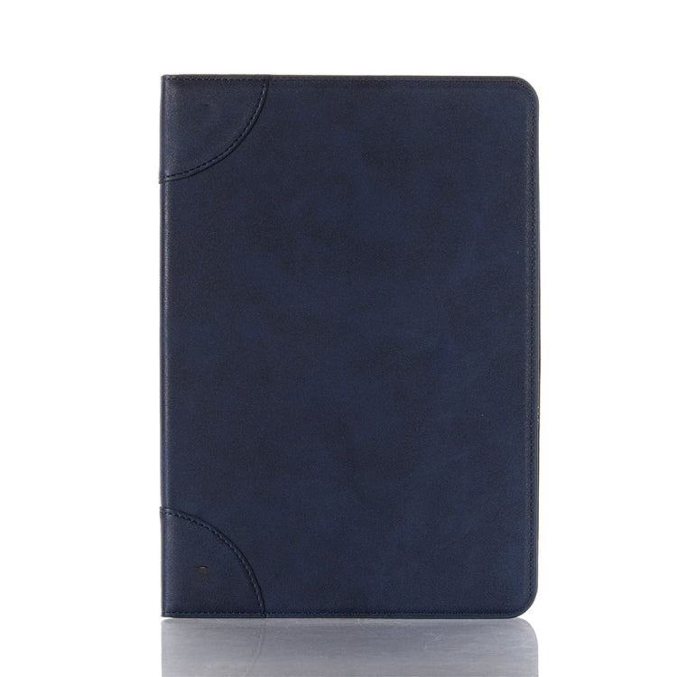 For Samsung Galaxy Tab S9 Retro Book Leather Tablet Case(Dark Blue) - Galaxy Tab S9 Cases by PMC Jewellery | Online Shopping South Africa | PMC Jewellery | Buy Now Pay Later Mobicred