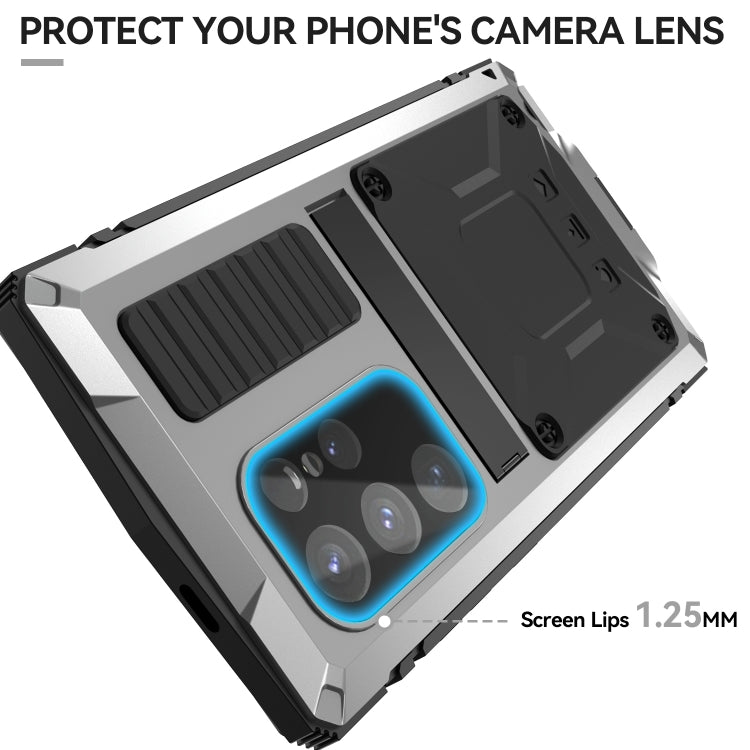 For Samsung Galaxy S24 Ultra 5G R-JUST Life Waterproof Dustproof Shockproof Phone Case(Silver) - free shipping - PMC TechLife - Order now!