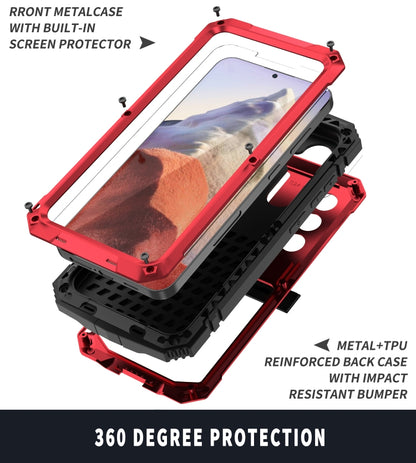 For Samsung Galaxy S24 5G R-JUST Life Waterproof Dustproof Shockproof Phone Case(Red) - Galaxy S24 5G Cases by R-JUST | Online Shopping South Africa | PMC Jewellery