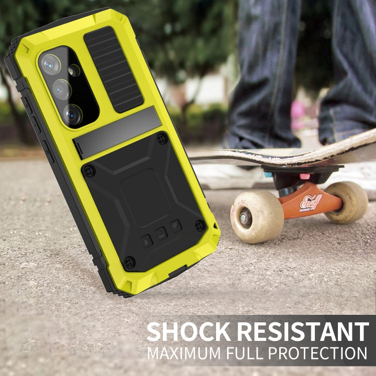 For Samsung Galaxy S24 5G R-JUST Life Waterproof Dustproof Shockproof Phone Case(Yellow) - Galaxy S24 5G Cases by R-JUST | Online Shopping South Africa | PMC Jewellery