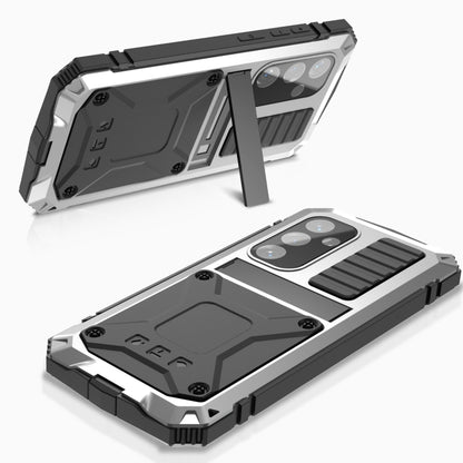 For Samsung Galaxy S24 5G R-JUST Life Waterproof Dustproof Shockproof Phone Case(Silver) - Galaxy S24 5G Cases by R-JUST | Online Shopping South Africa | PMC Jewellery