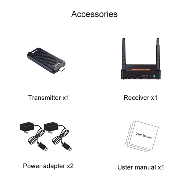 Measy FHD656 Mini 1080P HDMI 1.4 HD Wireless Audio Video Transmitter Receiver Extender Transmission System, Transmission Distance: 100m, UK Plug - free shipping - PMC TechLife - Order now!