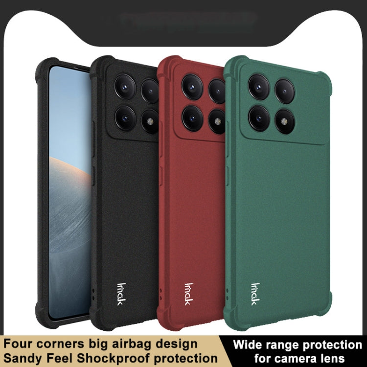 For Xiaomi Redmi K70 5G / K70 Pro 5G imak Shockproof Airbag TPU Phone Case(Matte Green) - free shipping - PMC Jewellery - Order now!