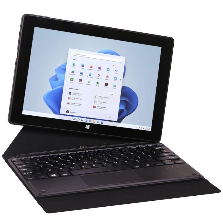 HONGSAMDE 10.1 inch 2 in 1 Tablet PC, 12GB+128GB, Windows 11, Intel Celeron J4105 Quad Core with Keyboard(Black) - free shipping - PMc TechLife - Order now!