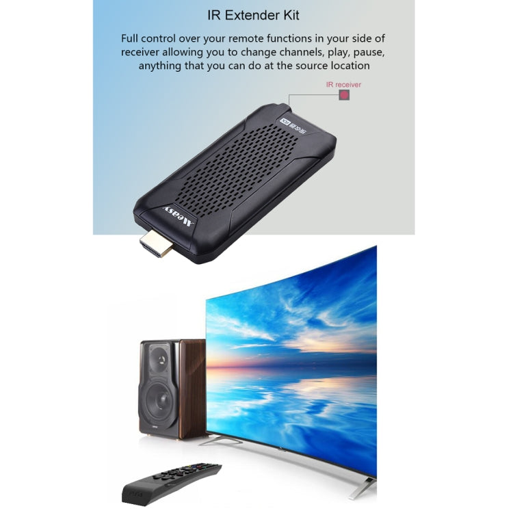 Measy FHD656 Nano 1080P HDMI 1.4 HD Wireless Audio Video Double Mini Transmitter Receiver Extender Transmission System, Transmission Distance: 100m, UK Plug - free shipping - PMc TechLife - Order now!