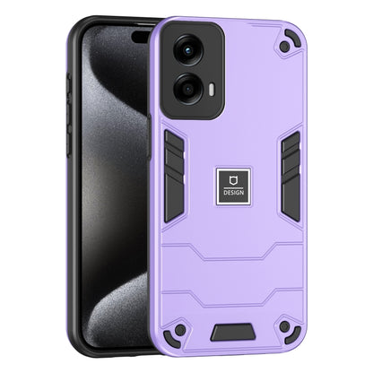 For Motorola Moto G Stylus 5G 2024 Shockproof TPU Hybrid PC Phone Case(Purple) - Motorola Cases by PMC Jewellery | Online Shopping South Africa | PMC Jewellery | Buy Now Pay Later Mobicred