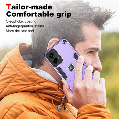 For Motorola Moto G Stylus 5G 2024 Shockproof TPU Hybrid PC Phone Case(Purple) - Motorola Cases by PMC Jewellery | Online Shopping South Africa | PMC Jewellery | Buy Now Pay Later Mobicred