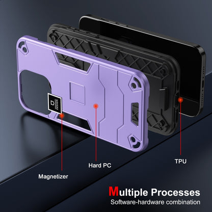 For Motorola Moto G Stylus 5G 2024 Shockproof TPU Hybrid PC Phone Case(Purple) - Motorola Cases by PMC Jewellery | Online Shopping South Africa | PMC Jewellery | Buy Now Pay Later Mobicred