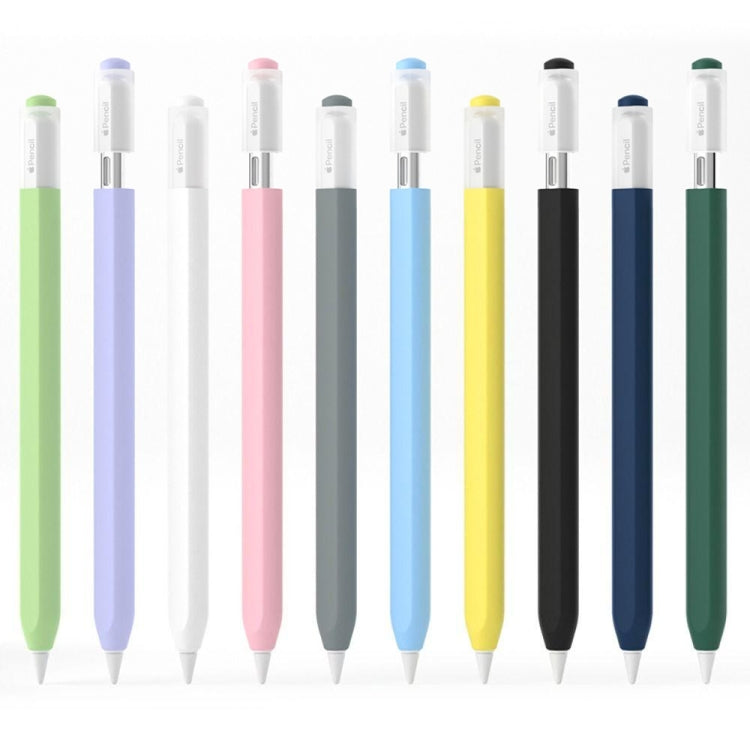 For Apple Pencil (USB-C) Jelly Silicone Stylus Pen Protective Cover(Grey) - free shipping - PMC Jewellery - Order now!