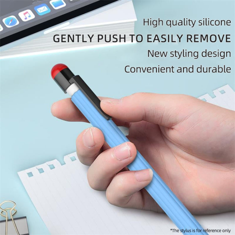 For Apple Pencil 2 Pen Clip Ultra Thin Series Stylus Pen Protective Case(Purple) - free shipping - PMC Jewellery - Order now!
