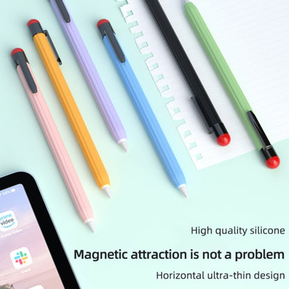 For Apple Pencil 2 Pen Clip Ultra Thin Series Stylus Pen Protective Case(Purple) - Pencil Accessories by PMC Jewellery | Online Shopping South Africa | PMC Jewellery | Buy Now Pay Later Mobicred