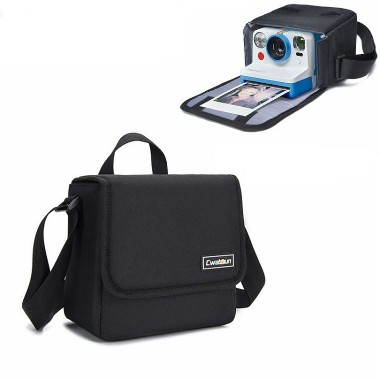 Cwatcun D52 Crossbody Camera Bag Photography Lens Shoulder Bag, Size:17 x 18 x 11cm(Black) - free shipping - PMC TechLife - Order now!