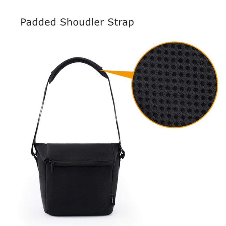 Cwatcun D103 Crossbody Camera Bag Photography Lens Shoulder Bag, Size:22.5 x 19.5 x 8cm(Beige) - free shipping - PMC TechLife - Order now!