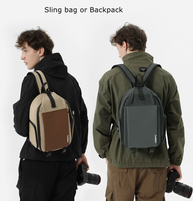 Cwatcun D107 Large Capacity Photography Backpack Shoulders Laptop Camera Bag, Size:22 x 36 x 16cm(Grey) - free shipping - PMC TechLife - Order now!