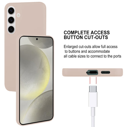 For Samsung Galaxy S24+ 5G GOOSPERY SOFT FEELING Liquid TPU Soft Phone Case(Apricot) - Galaxy S24+ 5G Cases by GOOSPERY | Online Shopping South Africa | PMC Jewellery | Buy Now Pay Later Mobicred