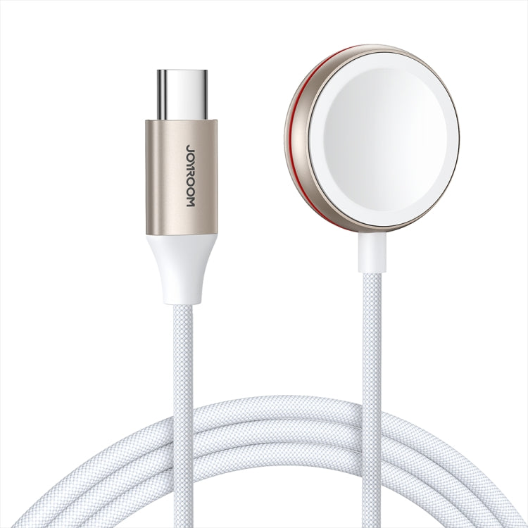 JOYROOM S-IW011 3.5W Magnetic Wireless Charger For Apple Watch Series, Length: 1.2m(White) - Charger / Holder by JOYROOM | Online Shopping South Africa | PMC TechLife | Buy Now Pay Later Mobicred