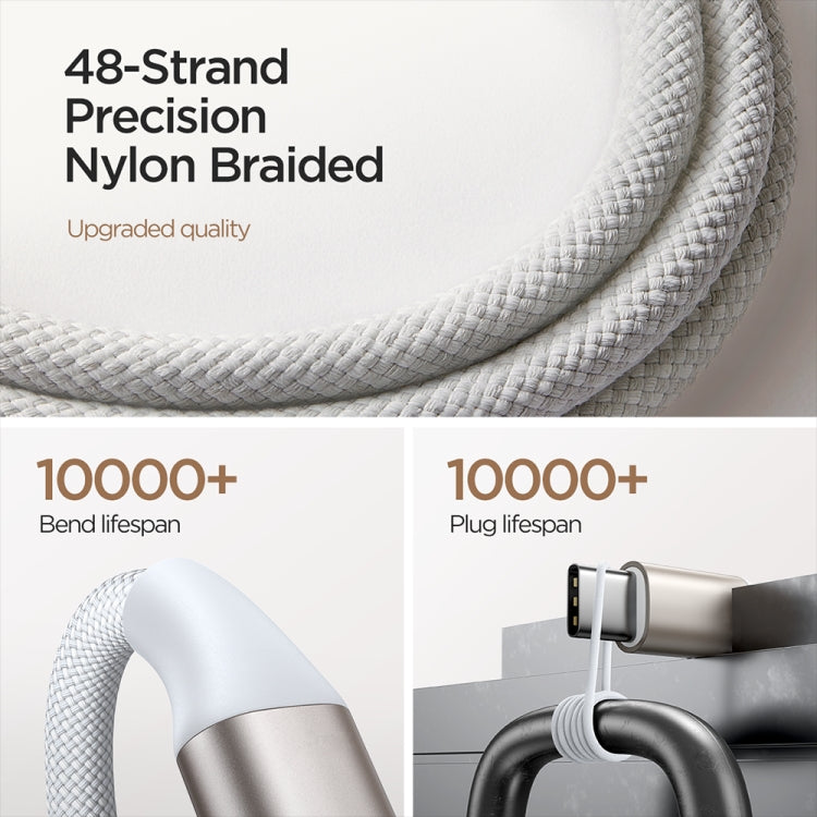 JOYROOM S-IW011 3.5W Magnetic Wireless Charger For Apple Watch Series, Length: 1.2m(White) - Charger / Holder by JOYROOM | Online Shopping South Africa | PMC TechLife | Buy Now Pay Later Mobicred