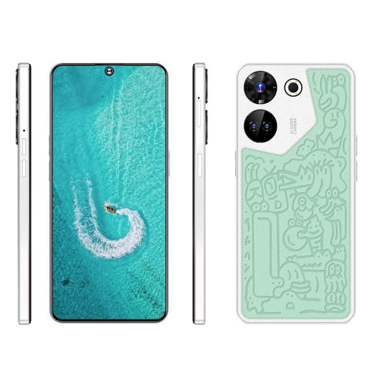 C20 Art Edition, 3GB+32GB, 6.53 inch Face Identification Android 8.1 MTK6753 Octa Core , Network: 4G, Dual SIM(Green) -  by PMC TechLife | Online Shopping South Africa | PMC TechLife