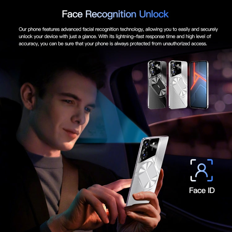 Povo5pro / PU31, 3GB+32GB, 6.53 inch Face Identification Android 8.1 MTK6753 Octa Core, Network: 4G, AI GPT4, Dual SIM(Silver) - free shipping - PMC TechLife - Order now!