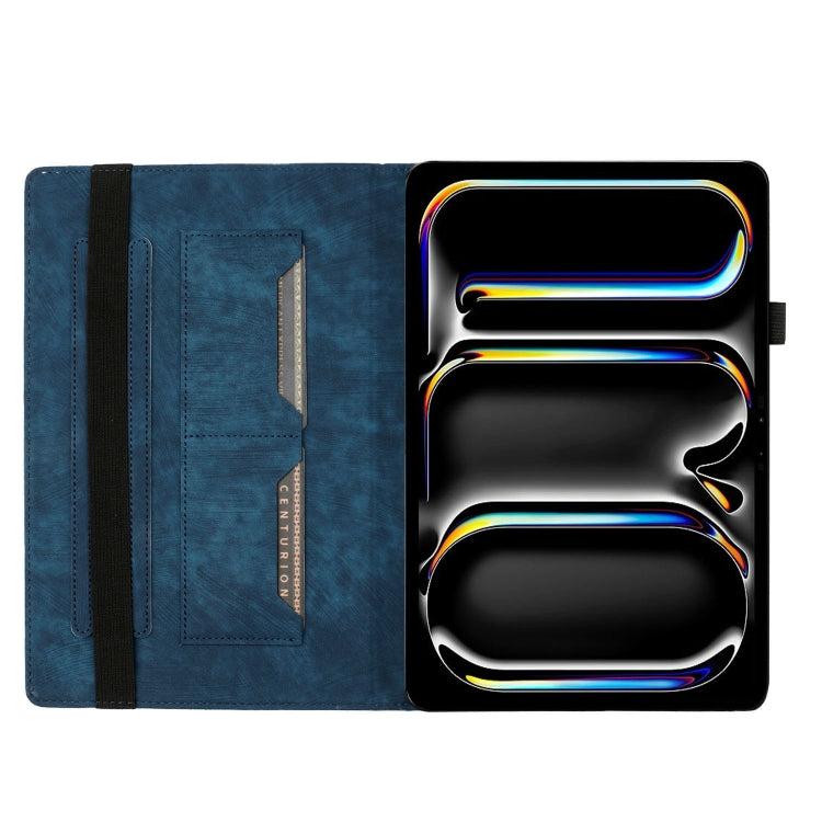 For iPad Pro 11 2024 Butterfly Cat Embossing Leather Tablet Case(Dark Blue) - iPad Pro 11 2024 Cases by PMC TechLife | Online Shopping South Africa | PMC TechLife | Buy Now Pay Later Mobicred
