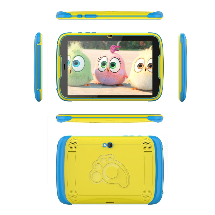 Pritom MQ818 WiFi Kid Tablet 8 inch,  4GB+64GB, Android 13 Allwinner A523 Octa Core CPU Support Parental Control Google Play(Yellow) -  by PRITOM | Online Shopping South Africa | PMC Jewellery