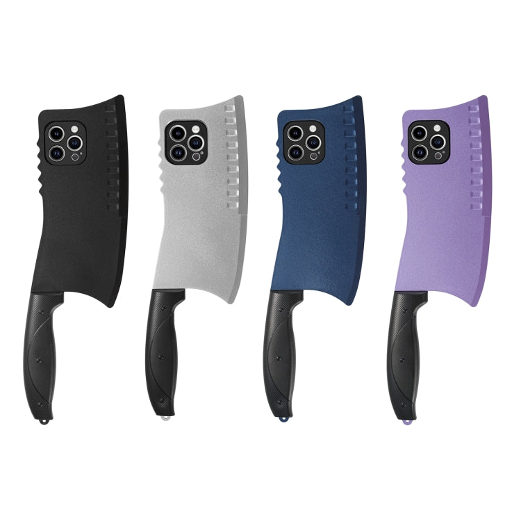For iPhone 15 Pro Max Simulated Kitchen Knife TPU + PC Phone Case(Silver) - free shipping - PMC TechLife - Order now!