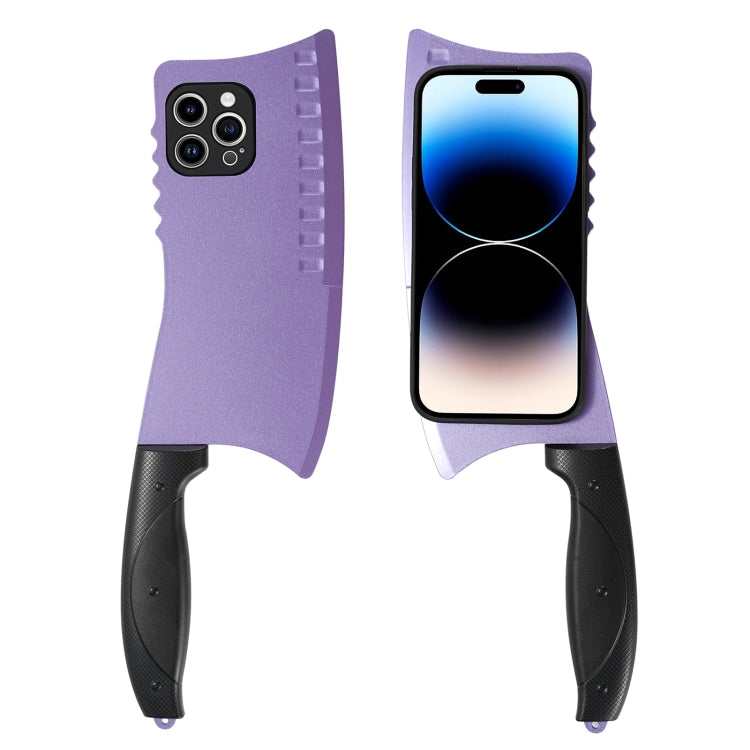 For iPhone 15 Pro Max Simulated Kitchen Knife TPU + PC Phone Case(Silver) - free shipping - PMC TechLife - Order now!