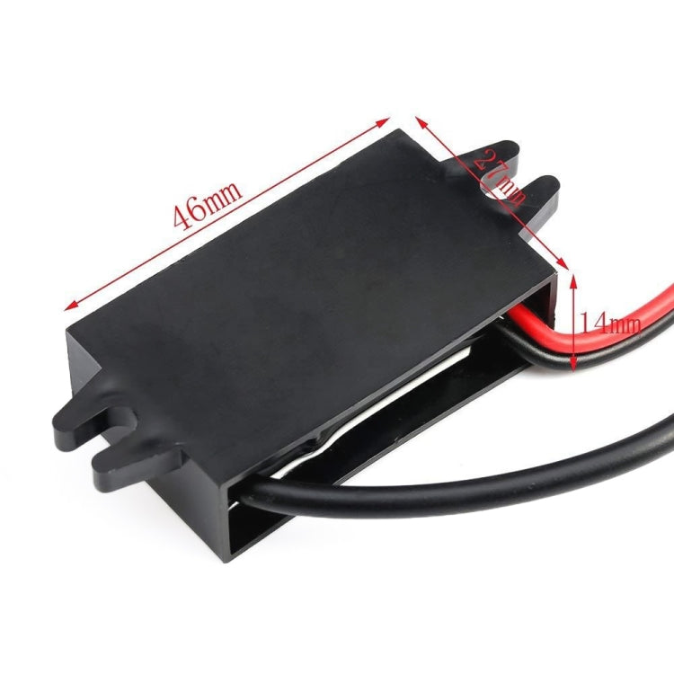 12V to 5V 3A Car Power Converter DC Module Voltage Regulator, Style:2 in 1 Dual USB Female - Car Modification by PMC TechLife | Online Shopping South Africa | PMC TechLife | Buy Now Pay Later Mobicred