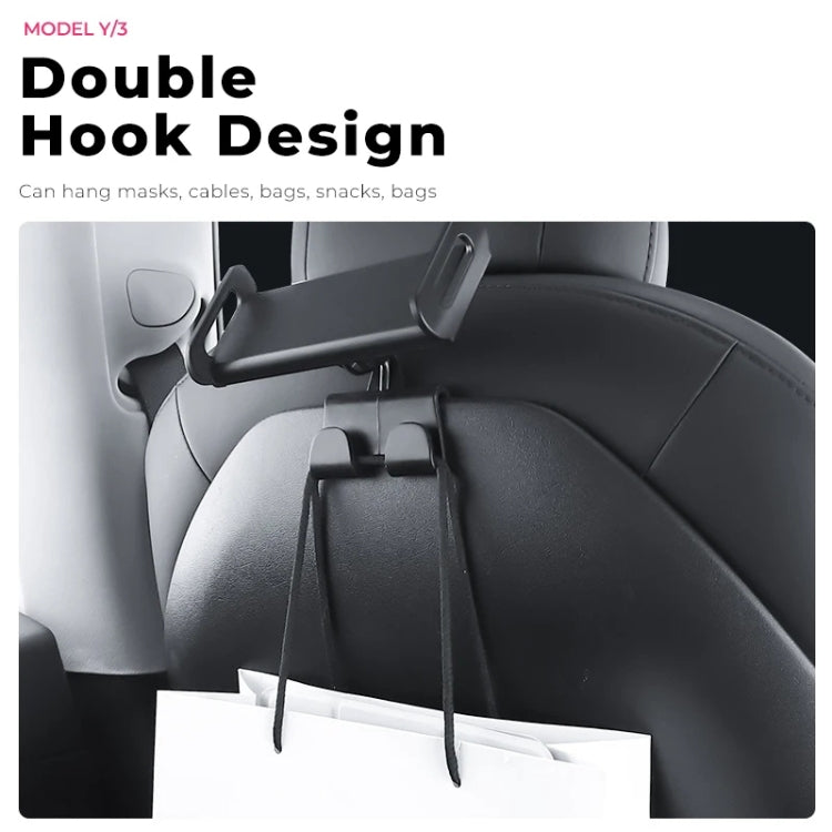 For Tesla Model 3 / Y Car Co-pilot Glove Box Hook Phone Tablet Holder, Style:Hook Base - Car Holders by PMC Jewellery | Online Shopping South Africa | PMC Jewellery | Buy Now Pay Later Mobicred