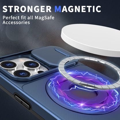 For iPhone 11 Camshield MagSafe Ring Holder Armor Phone Case(Blue) - iPhone 11 Cases by PMC Jewellery | Online Shopping South Africa | PMC Jewellery