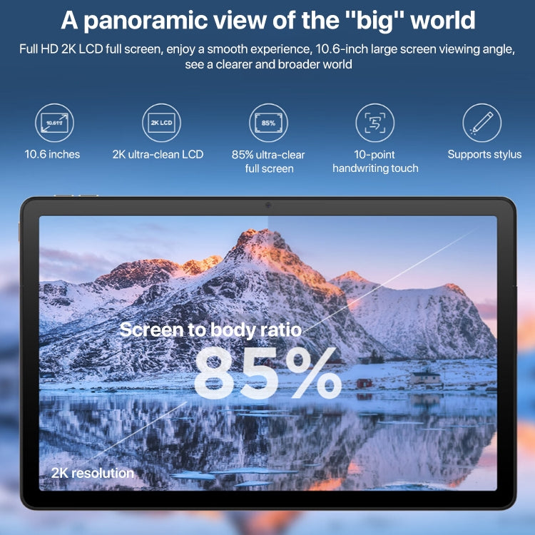 Lenovo K10 Pro 5G LTE Tablet, 6GB+128GB, 10.6 inch Android 13, Qualcomm Snapdragon 695 Octa Core, Support Face Identification(Grey) - free shipping - PMC TechLife - Order now!