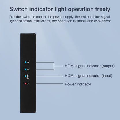 Measy SPH102 1 to 2 HDMI 1080P Simultaneous Display Splitter(UK Plug) - Splitter by Measy | Online Shopping South Africa | PMC Jewellery | Buy Now Pay Later Mobicred