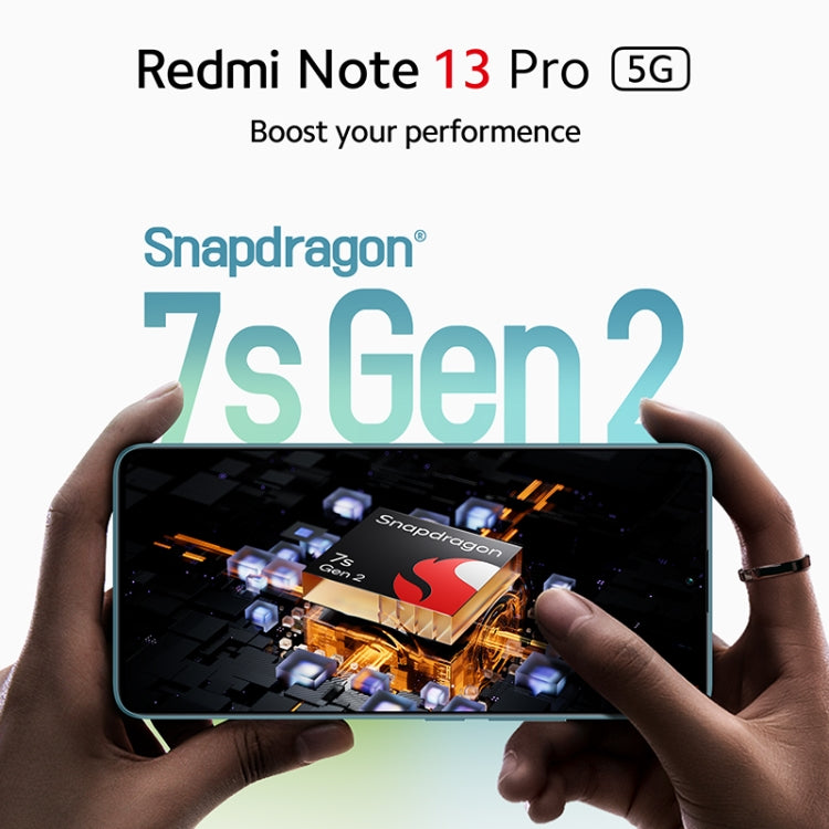 [HK Warehouse] Xiaomi Redmi Note 13 Pro 5G Global, 8GB+256GB, 6.67 inch MIUI 14 Snapdragon 7s Gen 2 Octa Core 2.4GHz, NFC, Network: 5G(Blue) - Xiaomi Redmi by Xiaomi | Online Shopping South Africa | PMC Jewellery