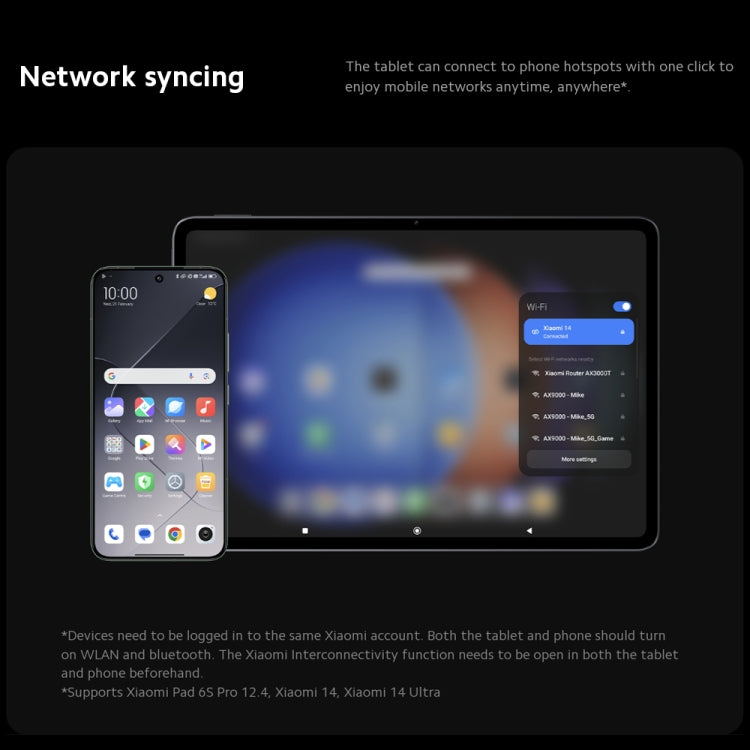 Xiaomi Pad 6S Pro 12.4 inch, 8GB+256GB, HyperOS Qualcomm Snapdragon 8 Gen2 Octa Core, 10000mAh Battery(Blue) - free shipping - PMc TechLife - Order now!