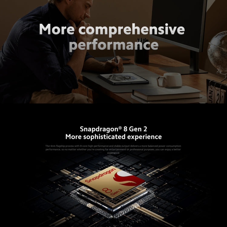 Xiaomi Pad 6S Pro 12.4 inch, 8GB+256GB, HyperOS Qualcomm Snapdragon 8 Gen2 Octa Core, 10000mAh Battery(Black) - free shipping - PMc TechLife - Order now!