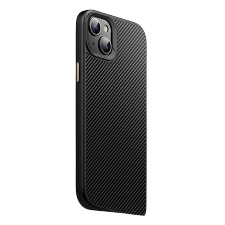 For iPhone 15 MagSafe Kevlar Fiber Shockproof Phone Case(Black) - iPhone 15 Cases by PMC Jewellery | Online Shopping South Africa | PMC Jewellery