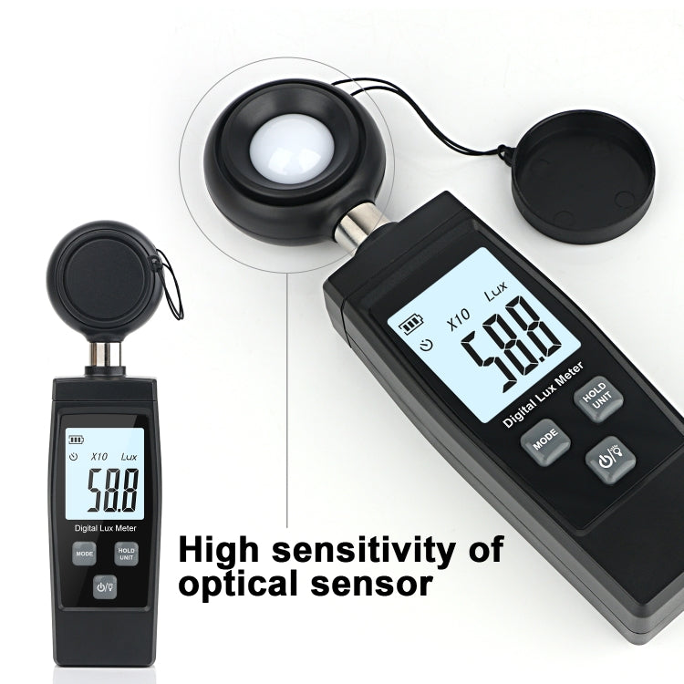 RZ851 Digital Light Meter, Range: 0-200,000 Lux(Black) - Light & Sound Meter by PMC Jewellery | Online Shopping South Africa | PMC Jewellery | Buy Now Pay Later Mobicred