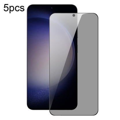 For Samsung Galaxy S24 5G 5pcs DUX DUCIS 0.33mm 9H High Aluminum Anti-spy HD Tempered Glass Film - Galaxy S24 5G Tempered Glass by DUX DUCIS | Online Shopping South Africa | PMC Jewellery | Buy Now Pay Later Mobicred