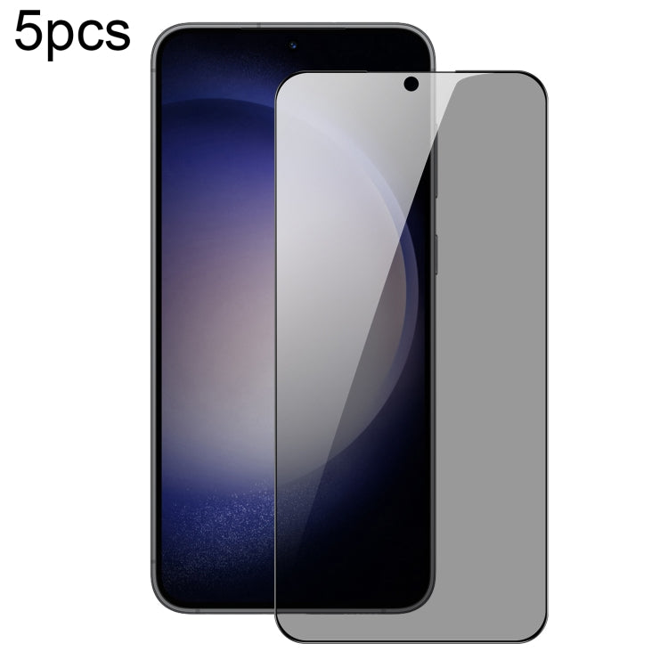 For Samsung Galaxy S23 5G 5pcs DUX DUCIS 0.33mm 9H High Aluminum Anti-spy HD Tempered Glass Film - Galaxy S23 5G Tempered Glass by DUX DUCIS | Online Shopping South Africa | PMC Jewellery | Buy Now Pay Later Mobicred