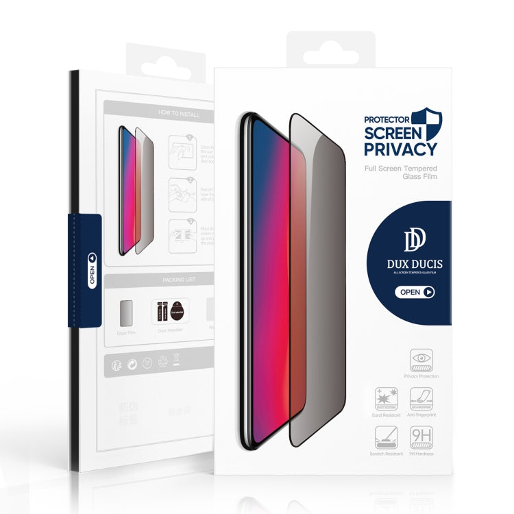 For Samsung Galaxy S22 Ultra 5G 5pcs DUX DUCIS 0.33mm 9H High Aluminum Anti-spy HD Tempered Glass Film - free shipping - PMC Jewellery - Order now!