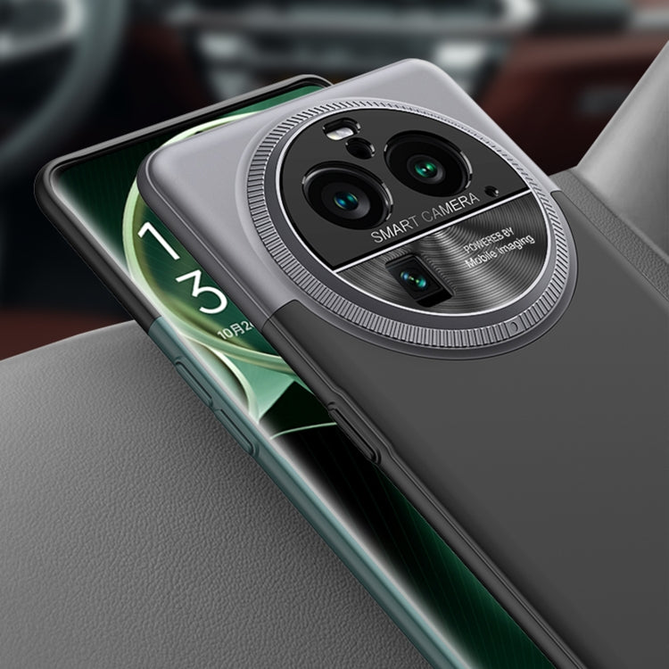 For OPPO Find X6 Pro GKK Mortise-Tenon Connection Contrast Color Shockproof Phone Case(Green) - free shipping - PMC Jewellery - Order now!
